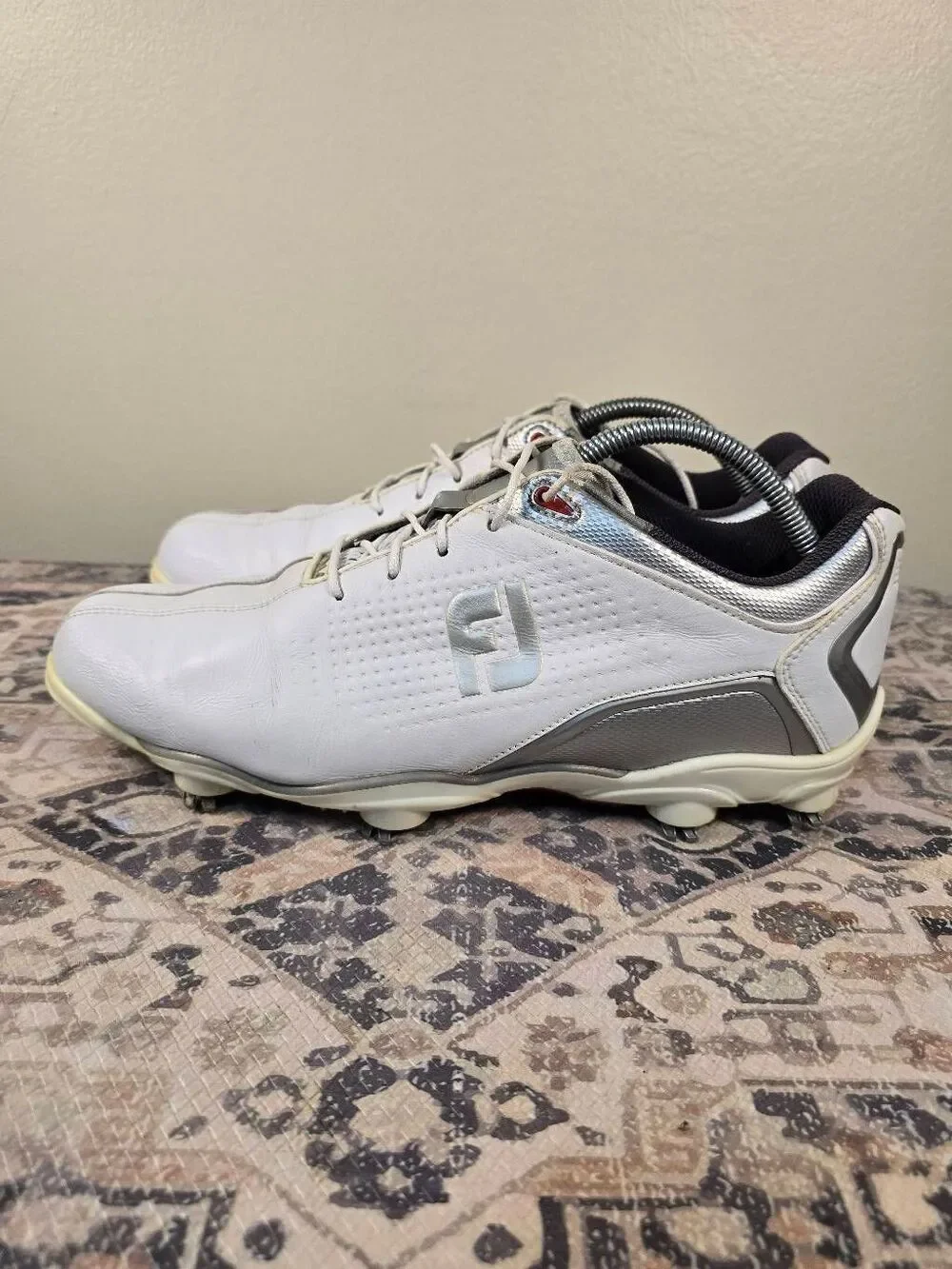 FootJoy Helix DNA Men's Golf Shoes Spiked Size 11.5 White